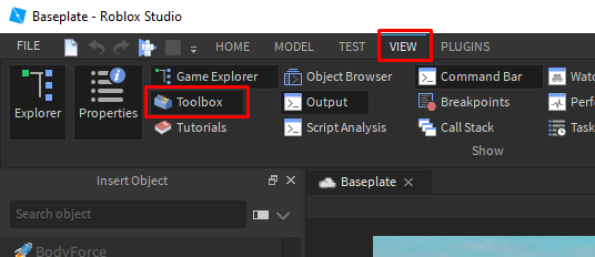 HOW TO OPEN EXPLORER AND PROPERTIES in Roblox Studio! 